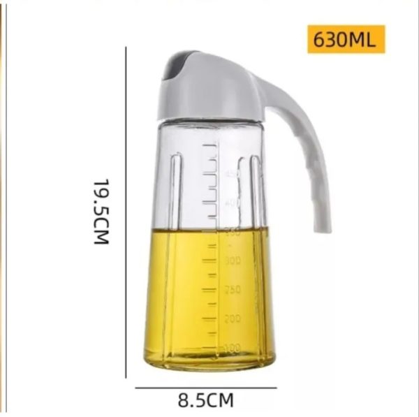 Hompetal 2 in 1 Glass Oil spray Bottle