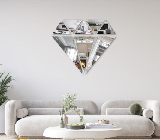 Homepetal Acrylic Daimond Mirror with premium Quality