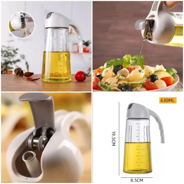 Hompetal  2 in 1 Glass Oil spray  Bottle