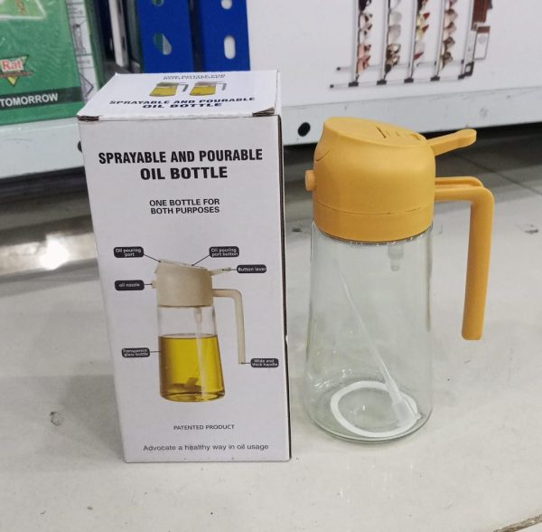 Hompetal  2 in 1 Glass Oil spray  Bottle